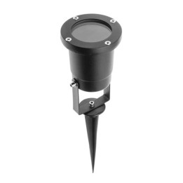 Krisane - Projecteur piquet - IP65 - GU10 (sans ampoule) - noir - réf : KRI30120