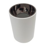 Krisane - Support spot saillie cylindrique (sans douille et ampoule) - noir et blanc - Réf : KRI20002