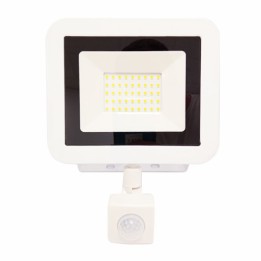 Krisane - Projecteur LED - 30W - 4000°K - Blanc - avec détecteur - Réf : KRI29763