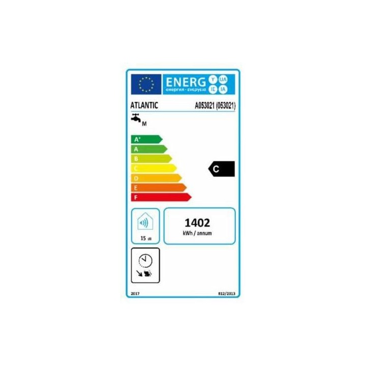 Atlantic - Chauffe-eau Chaufféo Plus - 200 L - Vertical sur Socle - 2200W - Réf : 053021
