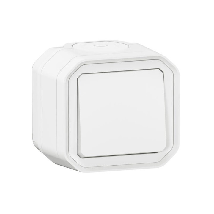 Legrand - Interrupteur ou va-et-vient étanche Plexo 10AX 250V IP55 IK08 complet saillie - blanc - Réf : 069751L