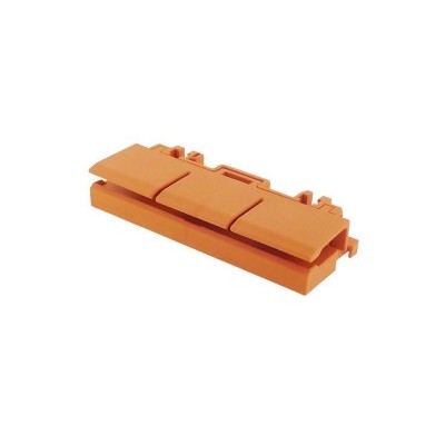 Wago - Adaptateur de fixation pour bornes 1 rangée et 2 rangées Série 2273 montage sur rail 35/montage par vis - Réf : 2273-500