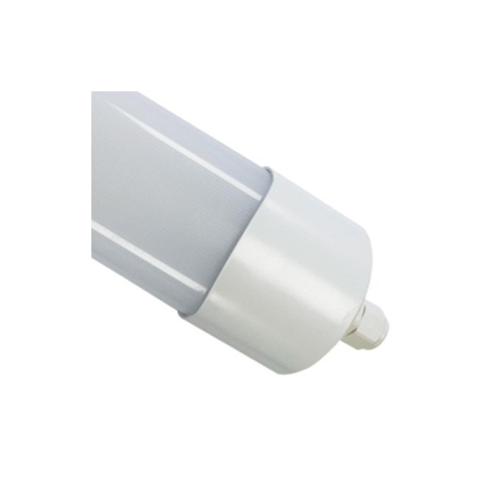 Krisane - Réglette LED étanche blanche - 4000°K - IP65 - 17W - 65cm - Réf : KRI28618