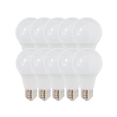 Krisane - lot de 10 ampoules LED E27 - 9W - blanc - 4000K - Réf: KRI24994(10)