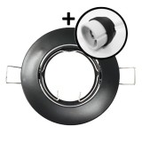 Krisane - support de spot orientable noir - Réf: KRI20042