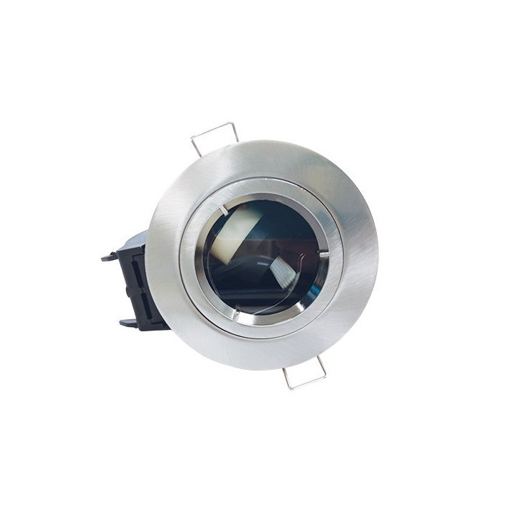 Krisane - support de spot à encastrer fixe et étanche aluminium - Réf: KRI20039