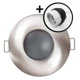 Krisane - support de spot encastrable BBC fixe aluminium - Réf: KRI20038