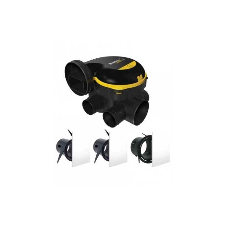 Aldes - KIT EasyHOME Auto + grille de ventilation ColorLine - Réf : 11026033