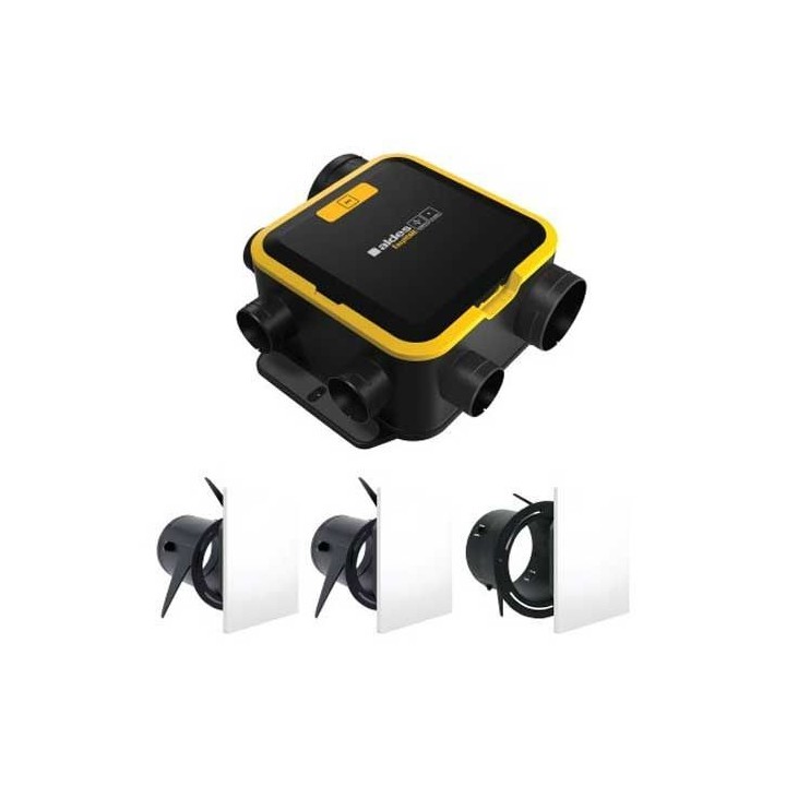Aldes - KIT EasyHOME Auto COMPACT + bouches ColorLine - Réf : 11026036