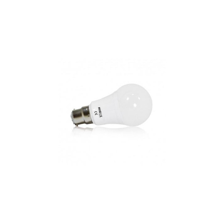 Miidex Lighting - Ampoule LED 9W bulb B22 3000°k - Réf : 73935