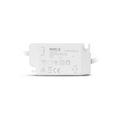 Miidex Lighting - Plafonnier LED 200 x 200 15Watt blanc 3000°k - Réf : 77640