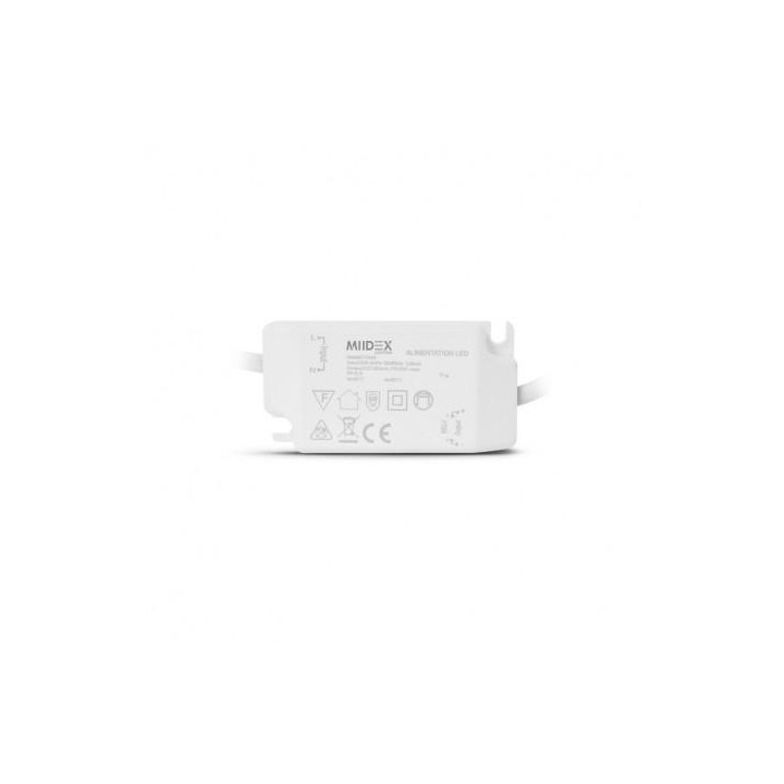 Miidex Lighting - Plafonnier LED 200 x 200 15Watt blanc 3000°k - Réf : 77640