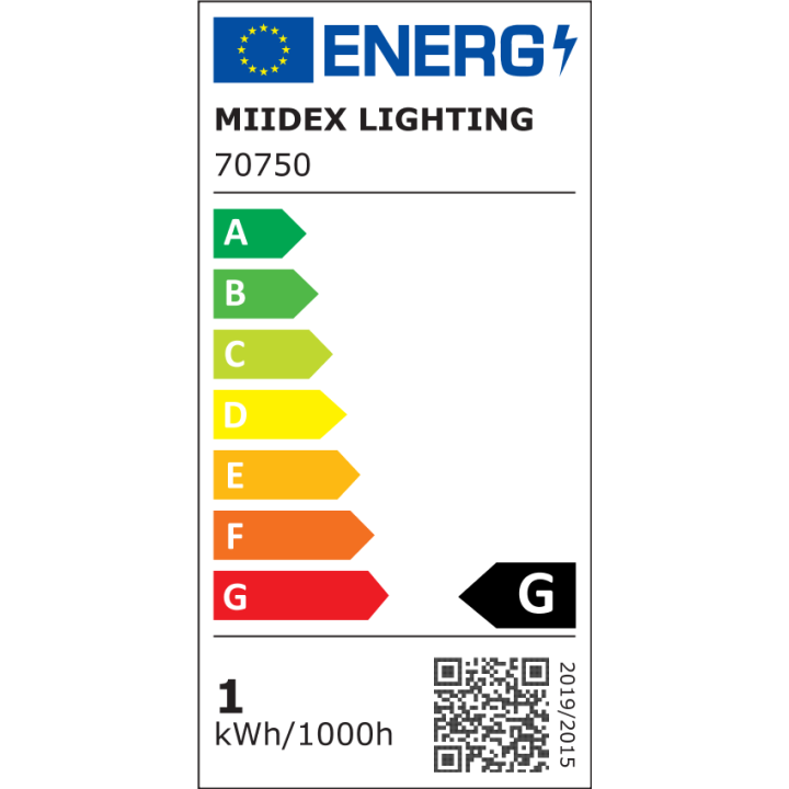 Miidex Lighting - Kit spot LED terrasse 6 x 0,6W 12v 3000°k rond IP67 + alimentation - Réf : 70750