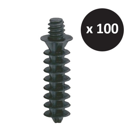 100 Colliers Colson noir protégé ultraviolets à denture intérieure largeur  7,6mm et longueur 260mm LEGRAND 031930