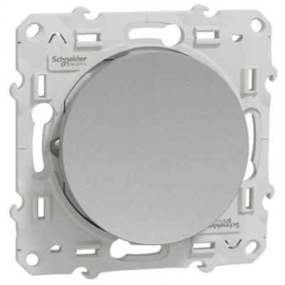 Schneider Odace - Interrupteur Va et Vient - Alu - Réf : S530204