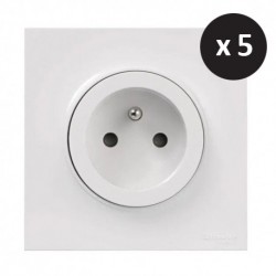 Support ampoule sur prise avec bouton interrupteur au format E14