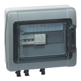 Legrand - Coffret Plexo³ - IP65 - précâblé 3kWc - 600 V - photovoltaïque - Réf : 414003