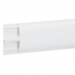 Legrand - Plinthe DLPlus 80x20mm 2 compartiments 1 couvercle longueur 2m - blanc - blanc - Réf : 030069