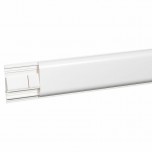 Legrand - Plinthe DLPlus 120x20mm 2 compartiments 1 couvercle longueur 2m - blanc - Réf : 030089
