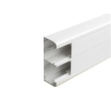 Legrand - Goulotte 2 compartiments à clippage direct 50x130mm Mosaic de longueur 2m - blanc - Prix au mètre -Réf : 075603