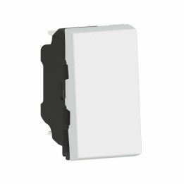 Legrand Mosaic - Poussoir témoin (non fourni) 6A 250V~ Mosaic 1 module - blanc - Réf: 077033L