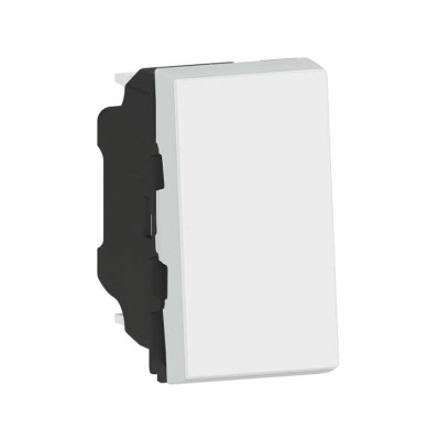 Legrand Mosaic - Poussoir témoin (non fourni) 6A 250V~ Mosaic 1 module - blanc - Réf: 077033L