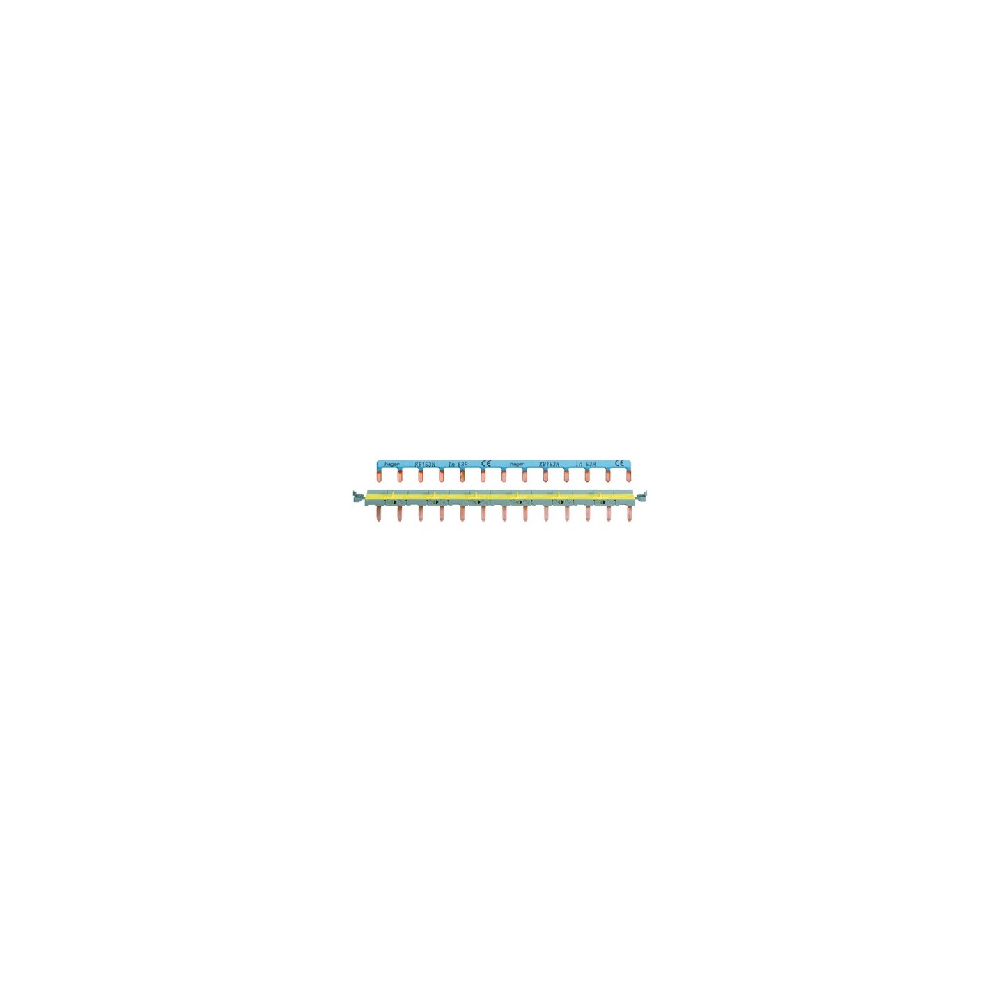Barres De Pontage Hager KBS763 – Pour Système SanVis, 13 Modules, Neuf
