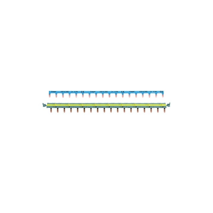 Hager - Kit Peigne Horizontal 18 modules Auto/SanVis - Réf: KBS763G