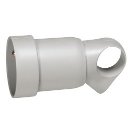 Legrand - Prolongateur plastique 2P+T 16A à anneau - gris - Réf : 050425