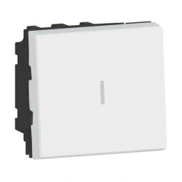 Legrand Mosaic - Permutateur - 10 AX - 2 modules - blanc - Réf: 077021L