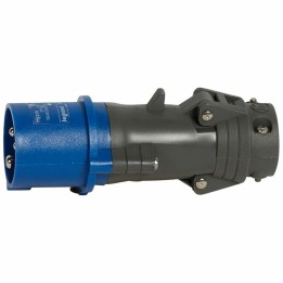 Legrand - Fiche mobile droite Hypra IP44 16A - 200V~ à 250V~ - 2P+T - plastique - Réf : 052042