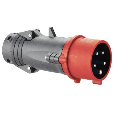 Legrand - Fiche mobile droite Hypra IP44 16A - 380V~ à 415V~ - 3P+N+T - plastique - Réf : 052244