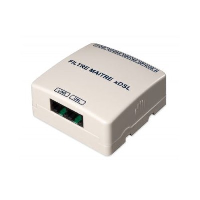 Omelcom - Filtre maitre xdsl 4 sorties tel - Réf : GO120