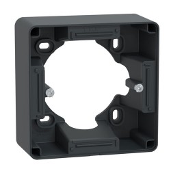 Schneider - Ovalis - Boîte support 36 mm pour montage en saillie - Anthracite - Réf : S340762