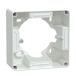 Schneider - Ovalis - Boîte support 36 mm pour montage en saillie - Blanc - Réf : S320762