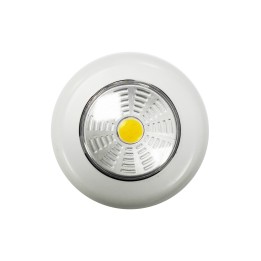 Krisane - Spot LED Autocollants à piles - 4000K - Réf : KRI20344