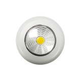 Krisane - Spot LED Autocollants à piles - 4000K - Réf : KRI20344