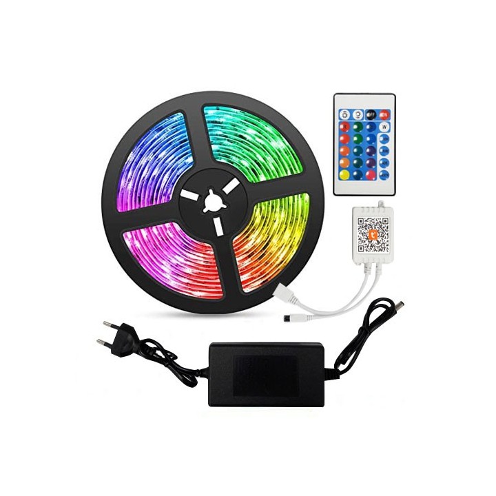 Krisane - Ruban LED - 5 métres - RGB - IP44 - Réf : KRI28445RGB