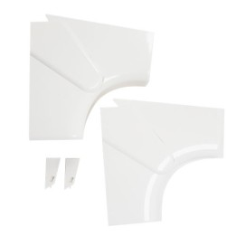 Legrand -Angle intérieur pour goulotte à clippage direct Mosaic 50x105mm - blanc - Réf : 075622