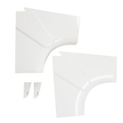 Legrand -Angle intérieur pour goulotte à clippage direct Mosaic 50x105mm - blanc - Réf : 075622