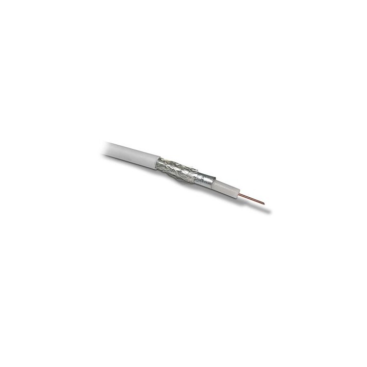 Câble coaxial 17 VATC Blanc - Coupe au mètre - Réf : 17VATC-blanc