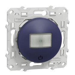 Schneider - Odace - détecteur de présence et de mouvement - cobalt - toutes charges - 3 fils - Réf : S550523