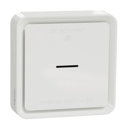 Schneider - Wiser - détecteur de fumée - batterie 10 ans - Réf : CCT599002