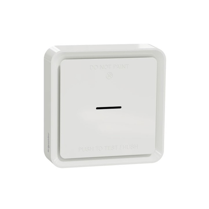 Schneider - Wiser - détecteur de fumée - batterie 10 ans - Réf : CCT599002