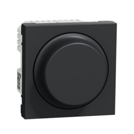 Schneider - Wiser Unica - variateur rotatif - 2 fils - zigbee - anthracite - méca seul - Réf : NU351654W