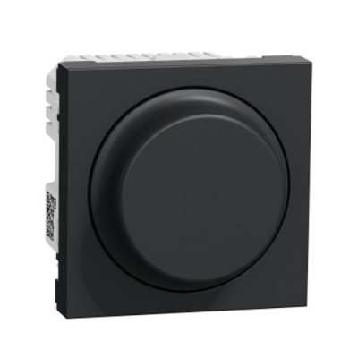Schneider - Wiser Unica - variateur rotatif - 2 fils - zigbee - anthracite - méca seul - Réf : NU351654W