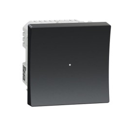 Schneider - Wiser Unica - variateur poussoir - 2 fils - zigbee - anthracite - méca seul - Réf : NU351554W