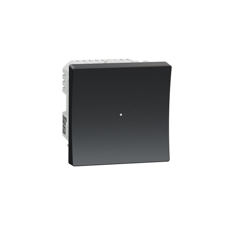 Schneider - Wiser Unica - variateur poussoir - 2 fils - zigbee - anthracite - méca seul - Réf : NU351554W