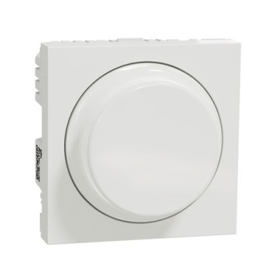 Schneider - Wiser Unica - variateur rotatif - 2 fils - zigbee - blanc - méca seul - Réf : NU351618W