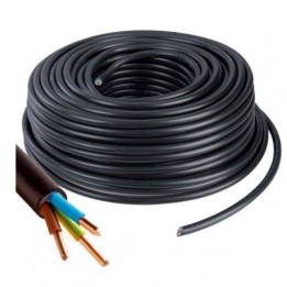 Câble U1000 R2V CU (Rigide) - 3G6 mm² - Couronne de 50m - Réf : DIV-3G6-C50
